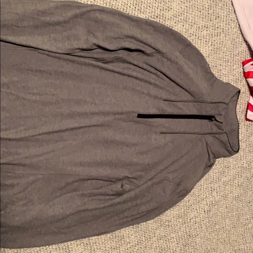 Lululemon Gray Quarter Zip Sweater
